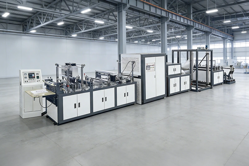 Apakah ciri-ciri mesin membuat beg bukan tenunan?