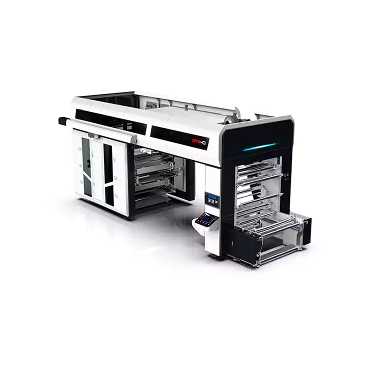 Jentera Percetakan Flexo Plastik 6 Warna Central Drum Flexo